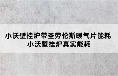 小沃壁挂炉带圣劳伦斯暖气片能耗 小沃壁挂炉真实能耗